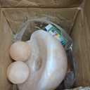 Himalayan Fire Salt Bowl Lamp with 5 Massage Balls & Classic Wood Base, Premium Quality, Authentic from Pakistan
