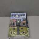 4 Pack Mole Repellent Stakes - Solar Powered Waterproof Ultra Sonic Spikes - Get Rid of Vole, Snake, Groundhog, Gopher - Repeller for Lawns Garden & Yard