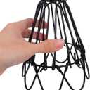 SOLUSTRE 4 Pcs Iron Wire lampshade lamp Guard for Ceiling Fan Hanging Metal Wire lamp Shade Metal Wire Cage Vintage Lamp Guard Vintage Industrial Light Bulb Cage Industrial Light