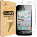 Mr.Shield [3-PACK] Designed For iPhone 4 / 4S [Tempered Glass] Screen Protector with Lifetime Replacement