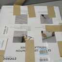 STICKGOO PVC Ceiling Tiles, 2'x2' Glue Up Ceiling Panel White to Prevent Breakage Cover 48 Sq. Ft, Pack of 12 Tiles, 24"x24"