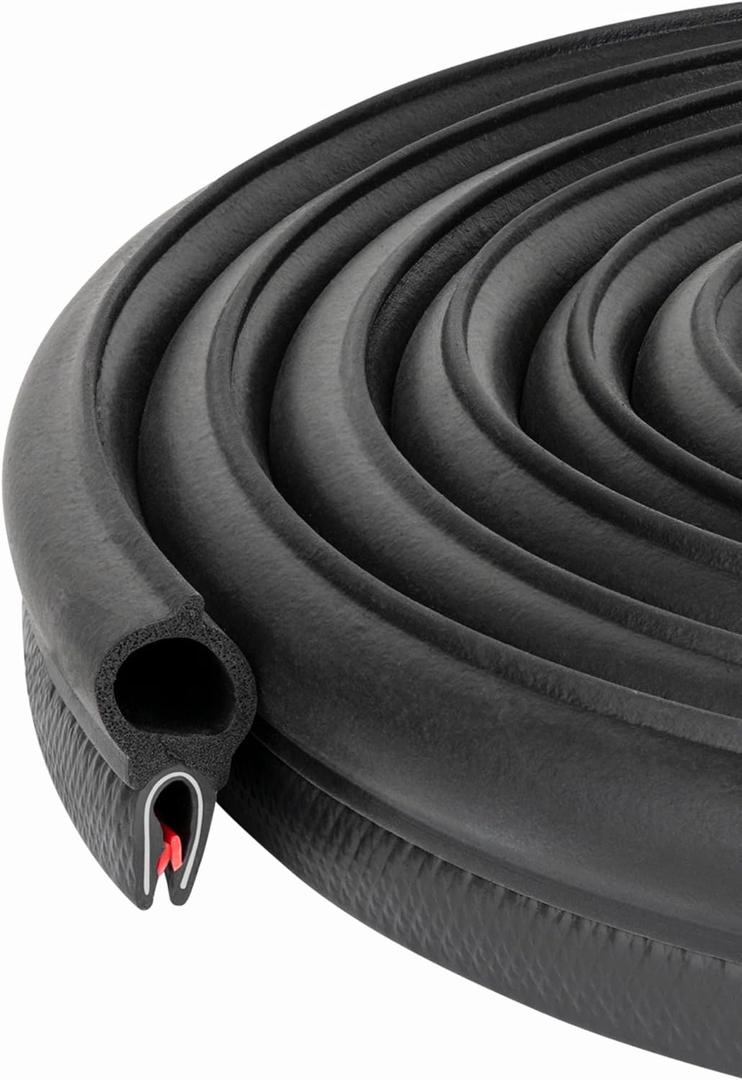 Vertical Bulb Trim Seal Bulb Height: 45/64" Edge Thickness: 1/64" to 9/64" (13 Feet)