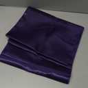 KKJIAF 2 Pack Purple Table Runners 12 x 108 Inch, Rectangular Smooth Satin Silk Table Runner for Wedding, Banquet, Birthday Party Decoration