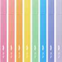 Mr. Pen Aesthetic Highlighters, 8 pcs, Chisel Tip, Assorted Colors, No Bleed Bible Highlighters