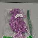 24 Pieces Glitter Christmas Picks Ornaments Decorative Sticks Candy Picks Curly Sprays Twigs for Halloween Xmas Tree Branches Vase Fillers Crafts Wreath Garland Party Wedding Holiday (24, Purple)