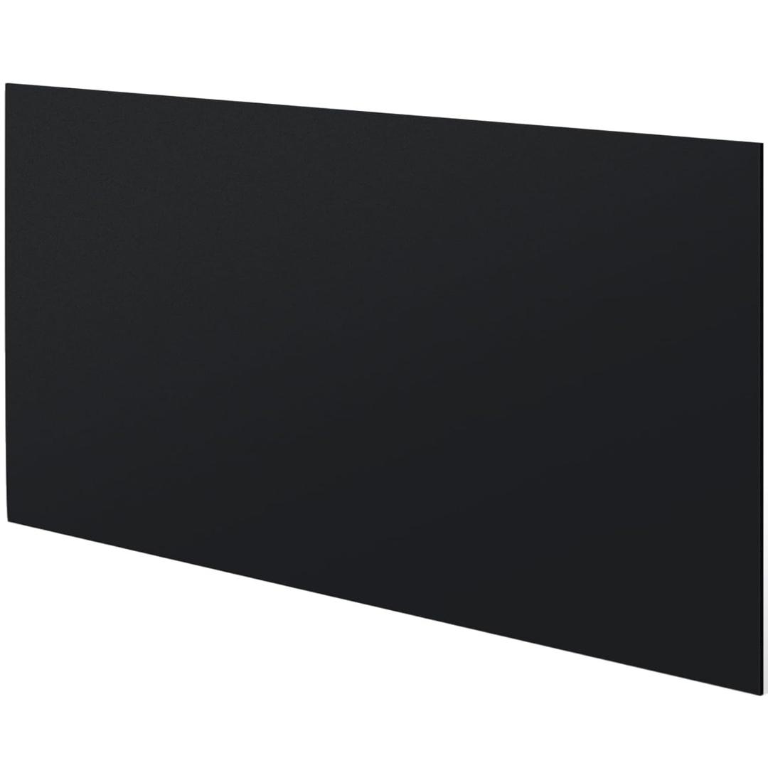 Threehoney HDPE Sheet 1/4" Thick 24 x 48 Inch, HDPE Plastic Sheet High Density Polyethylene Board Flexible Solid Plastic Block for DIY Projects Crafts Machining Home(Black)