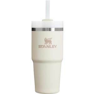 Stanley Quencher H2.0 Tumbler with Straw 14 oz | Flowstate 3-Position Lid | Cup Holder Compatible for Travel | Insulated Stainless Steel Cup | BPA-Free | Cream 2.0