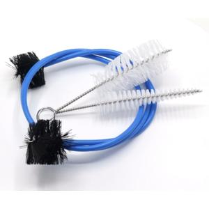 3-Piece Trumpet Cleaning Kit, Trombone Cleaning Kit including Mouthpiece Brush Valve Brush Flexible Brush, Maintenance Care Accessory for Trumpet Mouthpiece