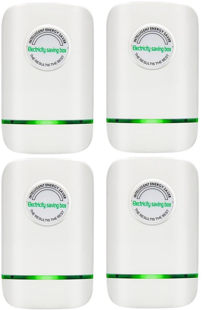 FYNONO Power Saver Pro X, 2025 Electricity Saving Box, Eco Volt Pro Energy Saving Device - Reduce Electricity Bills with Voltage Stabilizer & Current Balancer, US Plug 90V-250V 30KW, 4Pack