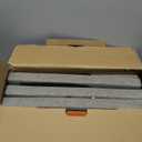 Wider Dog Ramp for High Bed with Storage 18" H, Foldable Dog Stairs for Small Medium Large Older Senior Animal, Sturdy Dog Step for Climbing Bed or Couch, Arthritis-Friendly (Gray, No Condo)