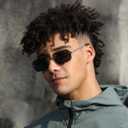 Rimless Rectangle Sunglasses for Women Man Fashion Small Narrow Rectangle Frameless Eyewear Shades 90s Sun Glasses