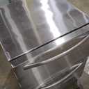 24" Under Counter Refrigerator, indoor and Outdoor Double Drawer Fridge, Digital Display,for Home and Commercial Use, 5.12cu.ft (Silver)