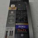 GE Universal Remote Control with Roku or Fire TV Streaming Remote Compartment, use with Samsung, Vizio, LG, Sony, Sharp, Apple TV, TCL, Smart TVs, Streaming Players, Blu-ray, DVD, 4-Device, 59046