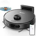 Robot Vacuum and Mop Combo, Robotic Vacuums Cleaner with LiDAR Navigation, Smart Mapping, Strong Suction, with WiFi/App/Alexa/Voice Control, Obstacle Avoidance, for Home, Wood/Hard Floors, Pet Hair