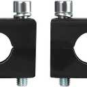 KAMIER 7/8'' 22mm Handlebar Mount Clamp Risers Replacement for Razor MX350 MX400 ZR350 SX350 Kids Electric Dirt Bike Dirt Quad 500 ATV 4 Wheeler MX650 MX500 SX500 Mcgrath RSF650 Motocross Black Parts