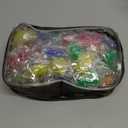 48 Pcs Mochi Squishy Toys with Water Beads for Kids Party Favors, Mini Stress Relief Squishy Fidget Toys for Classroom Prizes Christmas Party Favors Goodie Bag Stuffers Birthday Gift with Stickers