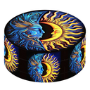 FIREEYE Grinder Spice Grinder Blue Sun and Yellow Moon