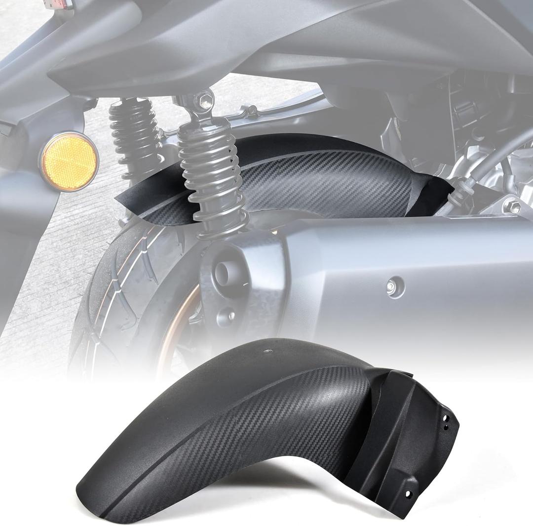 Rear Fender for Yamaha X MAX300 17-23, Motorcycle Mudguard Rear Tire Fender with Carbon Fiber Pattern for Yamaha X-MAX300 MAX250 2017-2023 Accessories