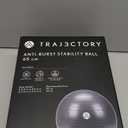 Trajectory Anti-Burst Yoga Ball 65 CM Black