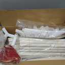 Kids Tent Indoor Playhouse, Kids Play Tent Large Kid Playhouse Toys Toddler Tent Play House with Pennant Banners, Kid Toys for Boy Girl Birthday House Gift (Natural)