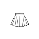 Women’s Satin Long Floor Length High Waist Prom Party Skirts, Size S