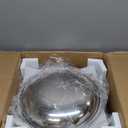 IMACONE Chafing Dish Buffet Set of 4, 5QT Round Stainless Steel Chafer for Catering, Upgraded Chafers and Buffet Warmer Sets w/Food & Water Pan, Lid, Gold Frame, Fuel Holder for Party Wedding Holiday