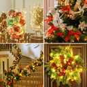 4 Pack Fairy Lights Battery Operated with Remote, Total 480LED 156Ft Battery Powered String Lights with Timer, 8 Modes Waterproof Twinkle Christmas Lights for Bedroom Party Indoor Mason, Warm White