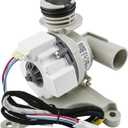 DC97-22840A, DC31-00201A Drain Pump Assembly(OEM) Compatible with samsung washer: WA52A5500AV/US, WA52A5500AC/US, WA51A5505AC/US, WA55A7300AE/US etc. Replace BD11-1A, AP7187712, PS16735612 etc.