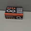 OXG 3 Pack Stylish Safety Glasses, ANSI Z87+ Anti Fog Safety Goggles Blue Light Blocking Protective Eyewear for Nurses (Leopard+rainbow+pink)