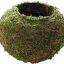 Moss Ball Flower Pot Natural Planter Bonsai Plant Holder Bird Nest for DIY Gardening Home Table Decoration - 9cm