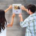 Qunclay Engagement Gifts for Couple 2025 Heart Thumbprint and Ink Kit Engagement Picture Frame Personalized Wedding Gifts for Couples The Best Is Yet to Come Photo Picture Frame 4x6