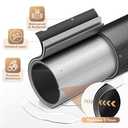 Curved Shower Curtain Rod 43-72 Inches Adjustable, Aluminum Shower Rod Rustproof, Round shower curtain rod, Curved Shower Rods for Bathroom, Bathtub, Stall, Black