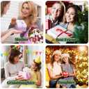 Upgraded Hawaiian Plumeria Floral Claw Clip, Keepzi 6pcs Large Summer Flower Hair Clips, Cute Flowers Hairclips Accessories for Women - Black, White, Beige, Dark Brown, Dark Gray, Dull Yellow