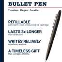Fisher Space Pen Matte Black Pressurized Ballpoint Bullet Pen