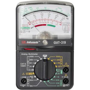 Gardner Bender GMT-319 Multimeter Tester, RJ-45 & RJ-11, 7 Function / 19 Range 1000V Black