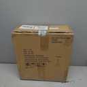 Brass Distressed Iron Round Pedestal End Table, 25 Inch Vintage Martini Cocktail Accent Table with Tray Top for Living Room, Bedroom (Antique)