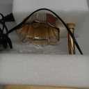 Candle Warmer Lamp Adjustable Timer - Electric Flower Glass Candles Warmers Adjustable Height Dimmable Vintage Base Modern Wax Candles Top Warmers for Small Jar Scented Wax Melts