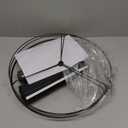 Blackgold Lamp Shades Set of 2, 18" Top x 18" Bottom x 12" High, Assembly Required Large Drum Lampshade, Replacement Lamp Shades for Table Lamps, Floor Lamps