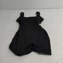 YEOREO One Piece Workout Jumpsuits for Women Backless Tummy Control Sleeveless Jumpsuits Lizvette V Back Scrunch Yoga Romper (Medium, Black)