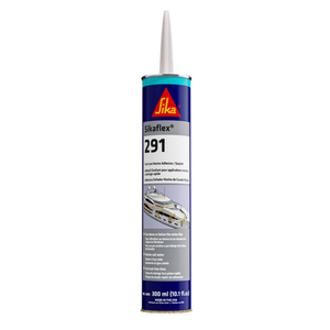Sika Sikaflex 291 Fast Cure Adhesive Sealant 10.3oz (300ml) Cartridge - White [90919], Pack Of 2
