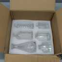 SUPMIND 12pcs Glass Bud Vase Set, Small Clear Flower Vases for Centerpieces in Bulk, Mini Vintage Vase for Wedding, Home,Table Decoration