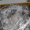 Fudios Lighted Pinecone Garland with Timer, Garland with Lights 6FT for Mantle Fireplace Christmas Decoration