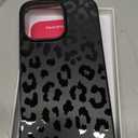 SCORPIFY for iPhone 16 Pro Max Case [Compatible with MagSafe] with Matte Black Leopard Cheetah Print Design, Cute Magnetic Phone Cover for Women Girls and Men, Slim Bumper with Stylish Pattern