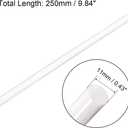 uxcell 10pcs Hot Glue Sticks for Glue Gun 7/16-inch x 10-inch Mini Hot Melt Adhesive Glue Stick White