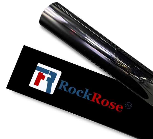 RockRose 20% Nano Ceramic Car Window Tint 40 in x 5FT 2PLY Privacy Film Heat Block, 99% UVR, and 85% IRR Block for Auto or Home Strong Adhesive, Easy Shrink, Plotter Friendly - Charcoal