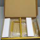 Wokceer Wedding Arch Backdrop Stand 6.6x4 FT Square Wedding Arches for Ceremony Gold Metal Balloon Arch Frame for Wedding Birthday Party Garden Arbor Anniversary Event Christmas Decor