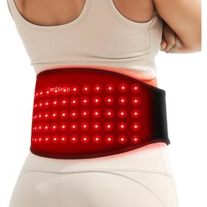 Comfytemp 5000mAh Portable Red Light Therapy Belt for Body, FSA HSA Eligible Near Infrared Light Therapy Wrap, 13W Flexible Light Wrap for Waist Belly Lower Back Joint Muscle Pain Relief, 50''x7''
