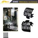 Black Steel Chassis Skid Plate Front Rear Axle Portector Defend Armor for TRX4 for Bronco K5 Blazer Defender Upgrades Parts