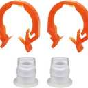 4pcs Transfer Case Shift Cable Retainer Clip 68018106AACable Shifter Linkage Bushing 68064273AB for Jeep Wrangler JK 2007-2018 for Patriot 2007-2017 for Compass 2007-2017 for Dodge Caliber 2007-2011