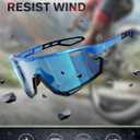 BIRCEN Photochromic Cycling Glasses: Mountain Bike Sports Sunglasses for Men Women Running Riding MTB Baseball